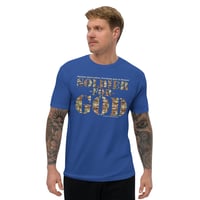 Image 12 of Soldier For God Dark Fitted Short Sleeve T-shirt