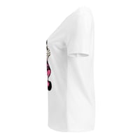 Image 4 of Pink Edition (Saints Girl) Women’s relaxed v-neck t-shirt