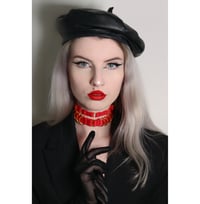 Image 5 of Satin choker with D-rings 