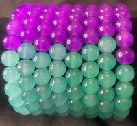 Image 4 of 2 toned glass beaded bracelets