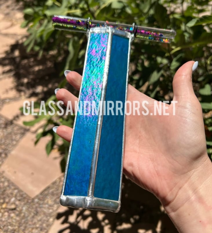 Image of “Jewel Toned” Double Wand Gemini AuraScope (XL)