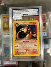 2000 1st Edition Dark Charizard Holo w/ Swirl 4/82 AGS 8