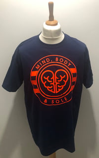 Mind, Body & Sole Navy/Orange T-Shirt
