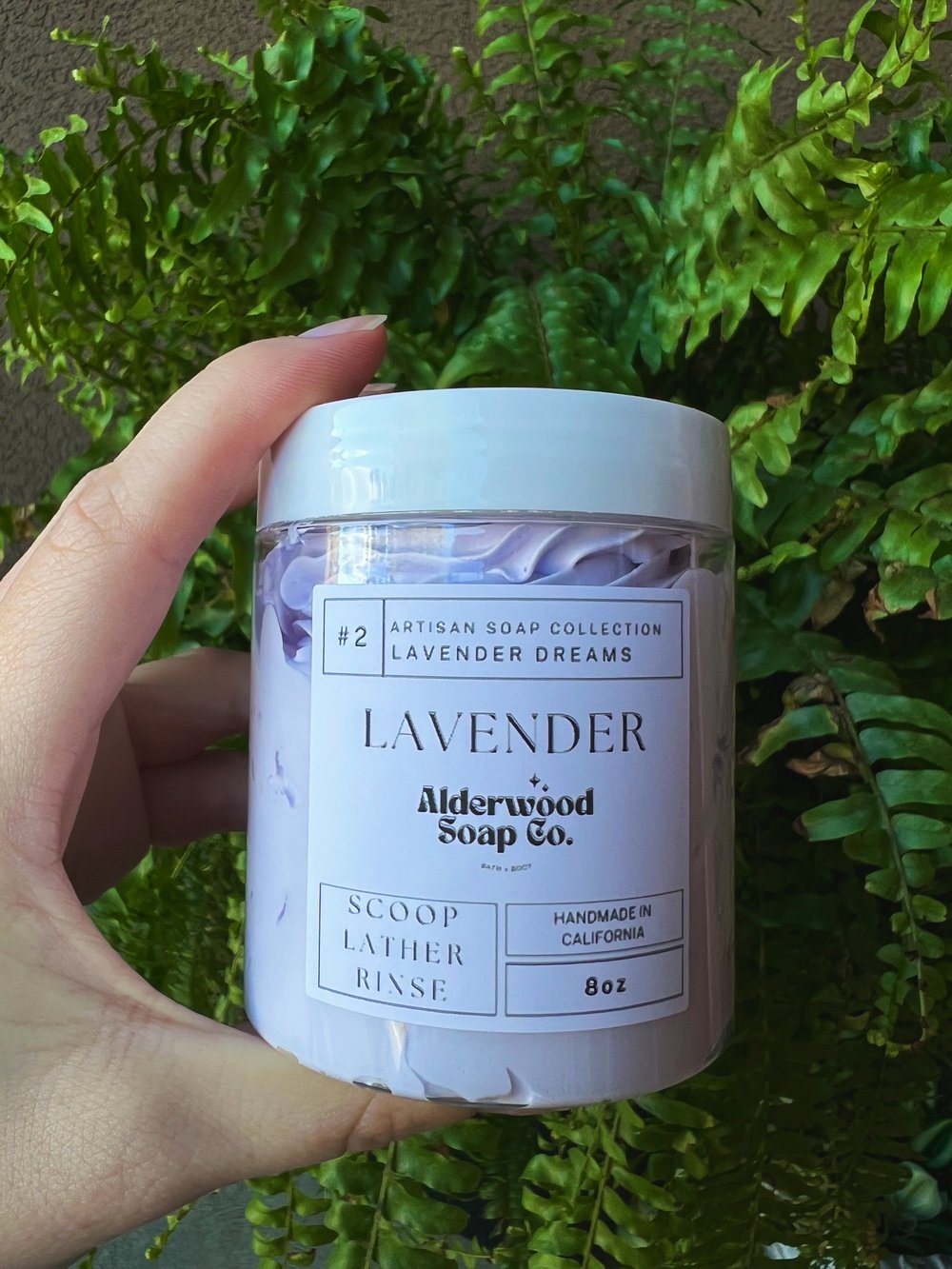 LAVENDER - Foaming Bath Butter 8oz