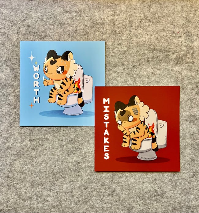 Taiga Toilet Struggles Prints