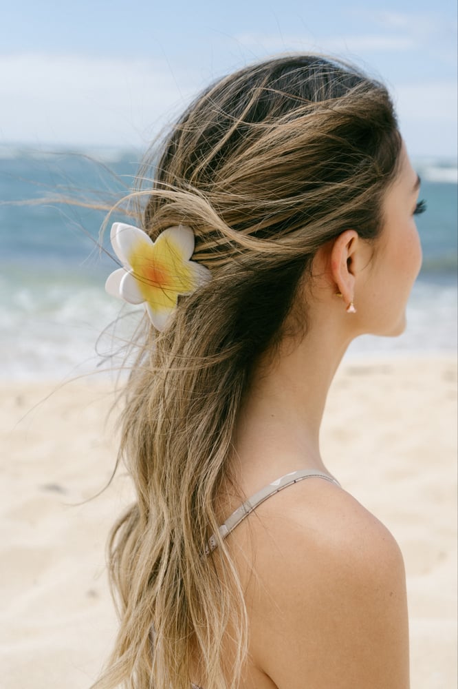 Image of Plumeria HunnyGirl Claw Clip