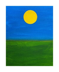 Image 5 of ‘Sunday Sun’ Original Acrylic On Canvas Painting 