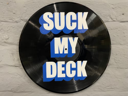 Image of Suck My Deck 12 Inch Vinyl Blue/White