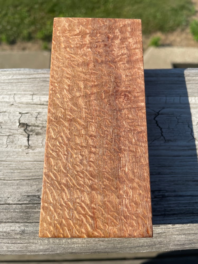 Image of Clear Hawaiian Silk Oak Knife Block