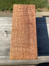 Image 1 of Clear Hawaiian Silk Oak Knife Block