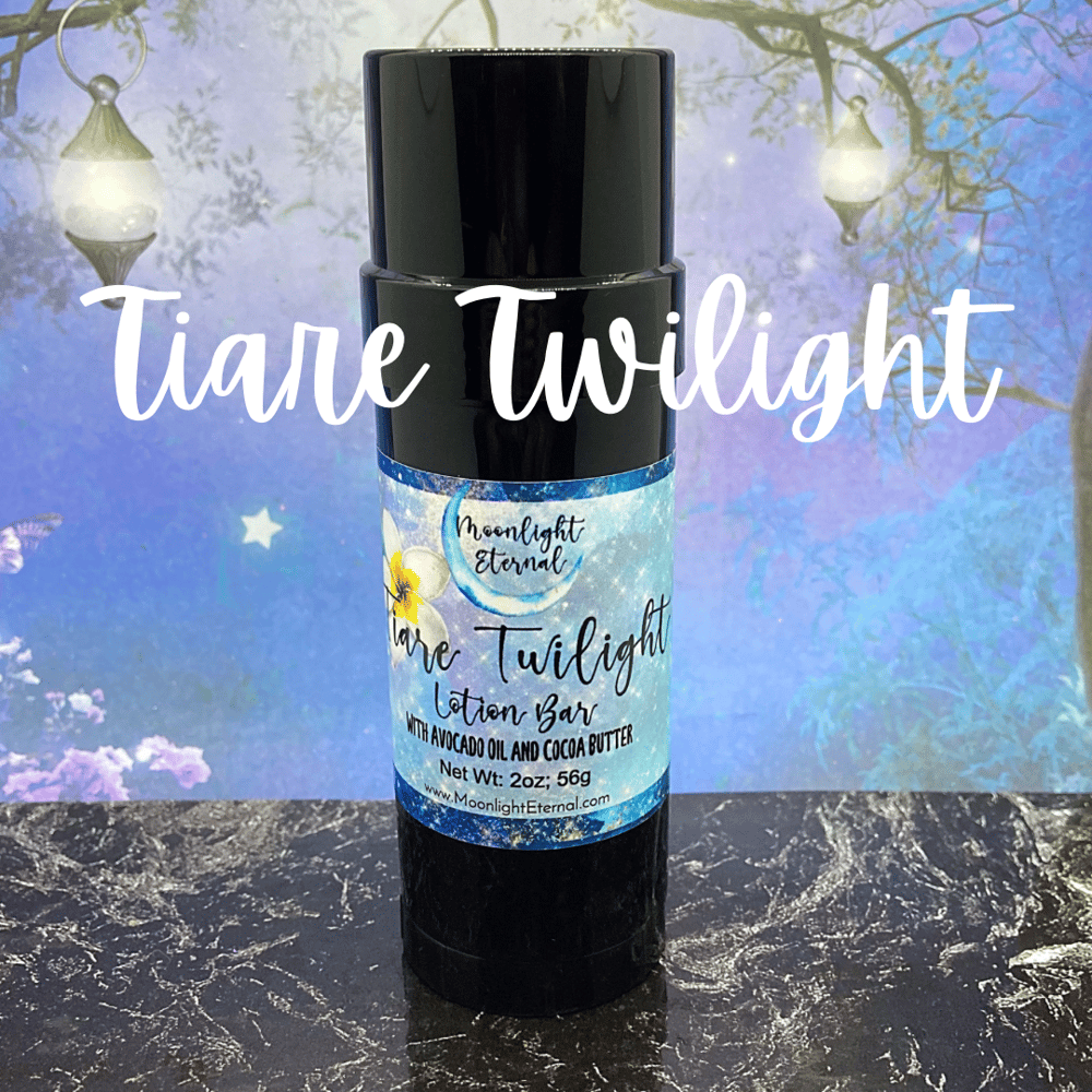 Image of Tiare Twilight Lotion Bar: Vegan Formula, 97% Natural