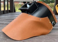 Fibre-metal Tigerhood  brown leather 