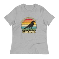 Image 1 of Women's Relaxed T-Shirt, Easily Distracted By Crows Tee