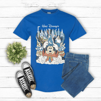Image 4 of Retro Fantasia Sorcerer Mickey Shirt