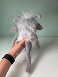 Image 5 of Happy Weighted Cyclops Monster - Light Gray