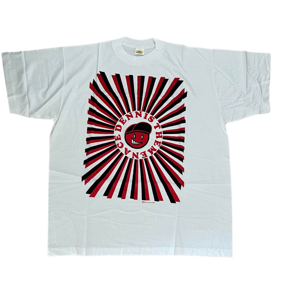 Image of 90s Deadstock ‘Dennis’ rave t shirt size XL