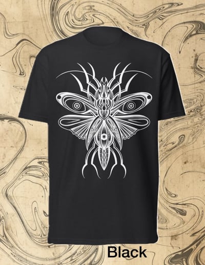 Image of Alien Insect White - Unisex Fitted T-Shirt 