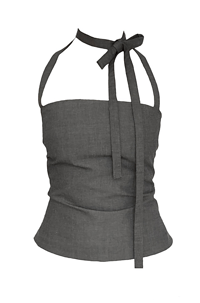 Image 1 of LARA TOP  ( Grey)