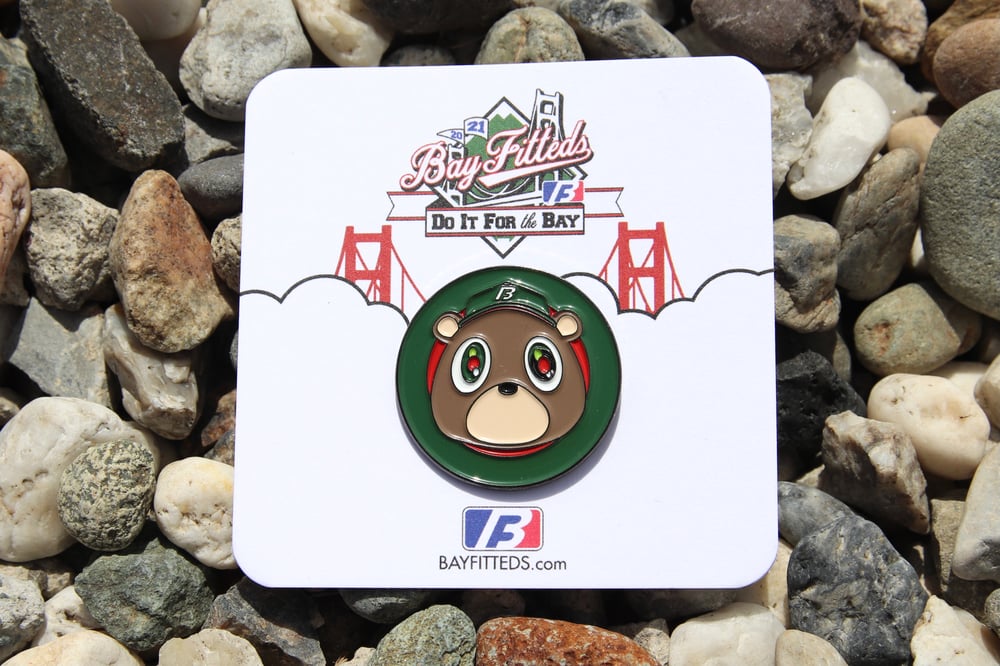 Image of Bear Pin - Club Watermelon
