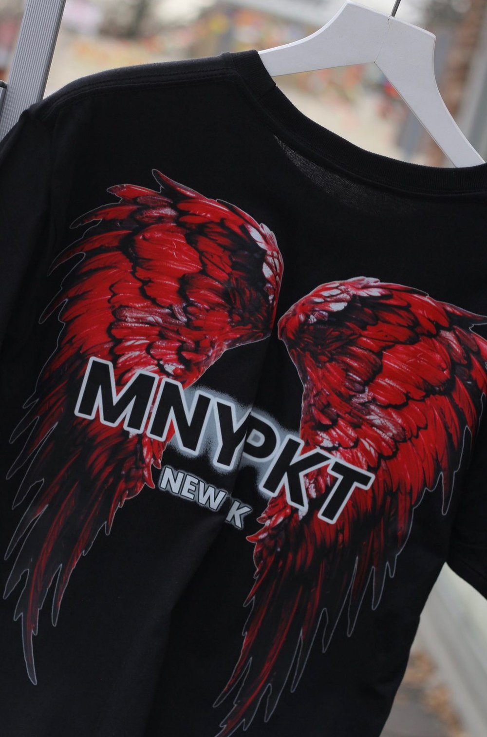 RED WING T-SHIRT// BLACK