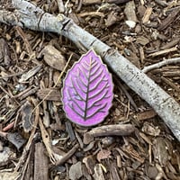 Image 1 of Orchid Crush Leaf Coin