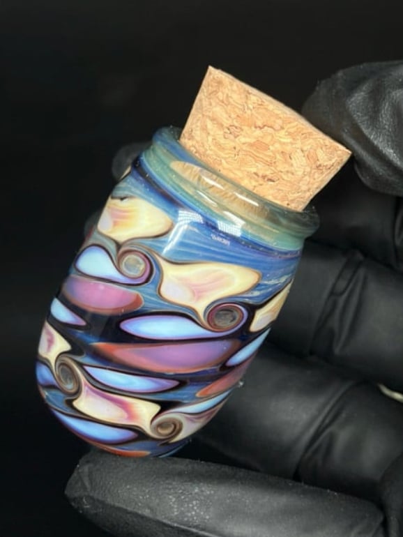 Violet Iris Mini Jar 