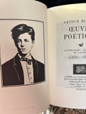 Les œuvres poétiques d’Arthur Rimbaud, édition signée de luxe de Jean de Bonnot