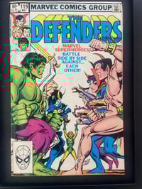 Image 2 of The Defenders, framed complete vintage Marvel comic, No 119 May 1983