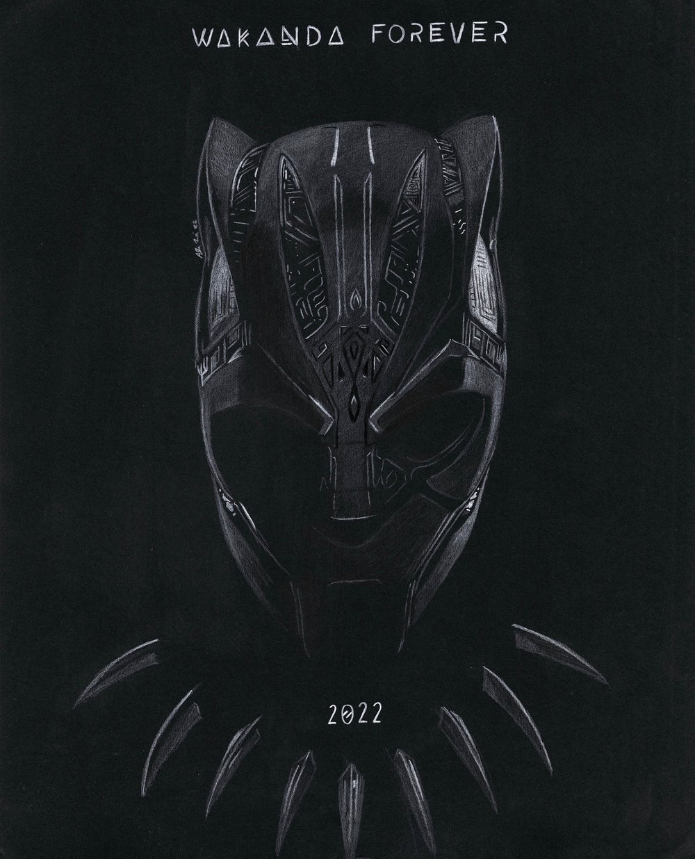 Image of “Death is not the end.” BLACK PANTHER: WAKANDA FOREVER Art Print