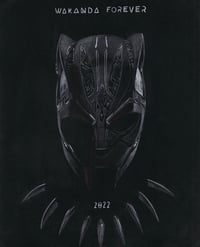 “Death is not the end.” BLACK PANTHER: WAKANDA FOREVER Art Print