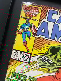 Image 3 of Captain America, framed complete vintage Marvel comic, No 320 August 1986