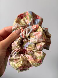 Image 1 of Pastel floral scrunchie 