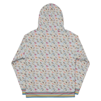 Image 2 of By TeamLUCCI™-  "Volière" All Over Print Cotton Hoodie