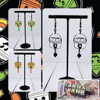 Image 1 of Boo Bucket Earrings