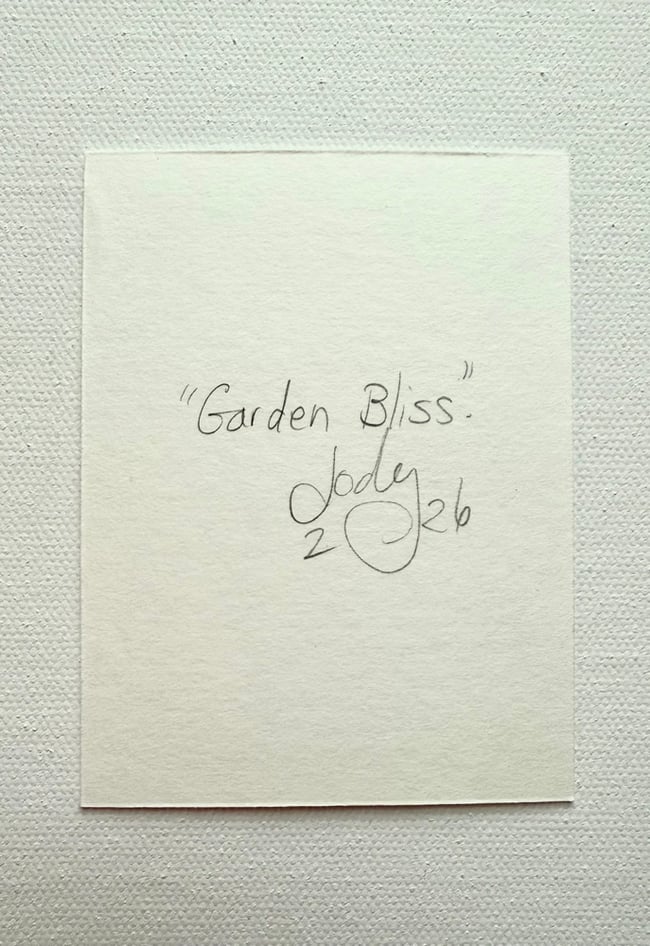 Garden Bliss. Original mini painting
