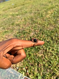 Image 4 of BLACK TOURMALINE FIDGET RING