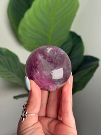 Image 1 of RAINBOW FLUORITE SPHERE -CHINA- L