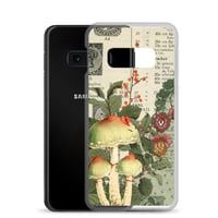 Image 12 of Colorful Antique Bookpage Mushroom Fungi Illustration Clear Case for Samsung®