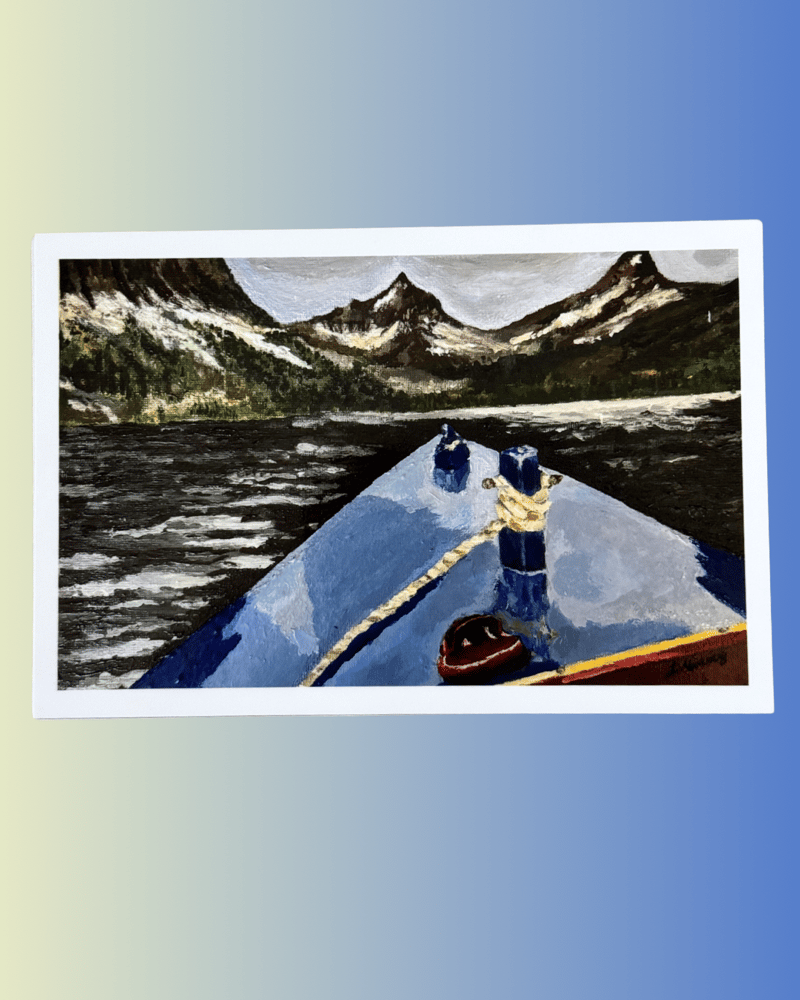 Image of “Sinopah Boat” ( Giclee Print)