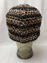 Image 5 of RED AND ORANGE KNIT BEANIE