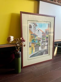 Image 2 of Watercolour Street Scene on Paper