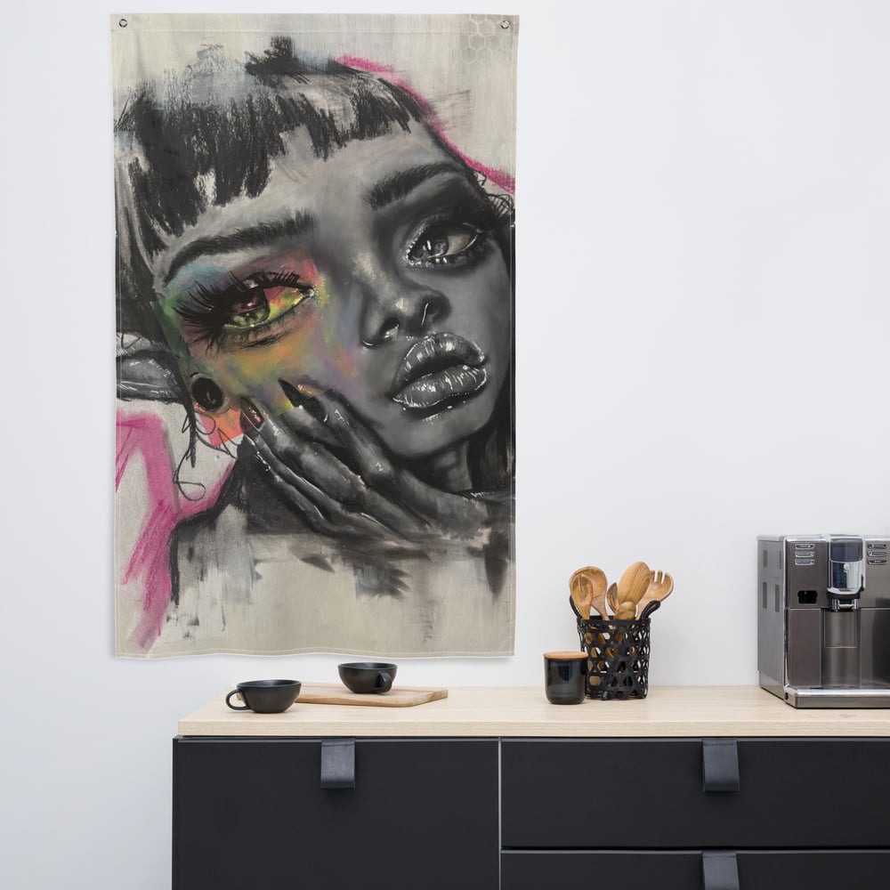 Image of Glitch Printed Flag