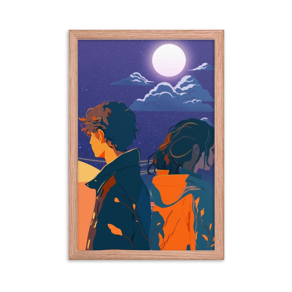 ZEN EXP - “Midnight Luv” Framed poster