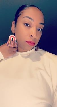U tassel earrings Multicolor 