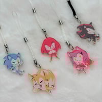 Image 1 of Sonic Phone Charms