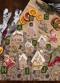 Image 1 of Gingerbread Cookie Ornaments