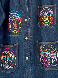 Image 1 of Veste jean M couleurs 