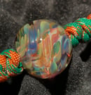 Image 1 of Inside Out Fumed Bead Lanyard/KeyChain 2