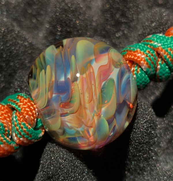 Image of Inside Out Fumed Bead Lanyard/KeyChain 2