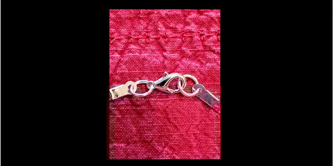 Chrysanthemum And Lavender Silver Rectangle Pendant